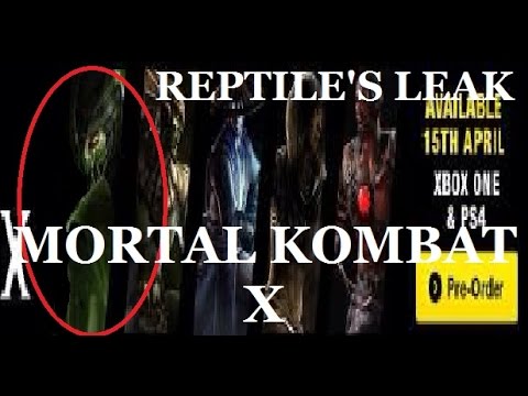 Mortal Kombat X - Reptile&rsquo;s Leak