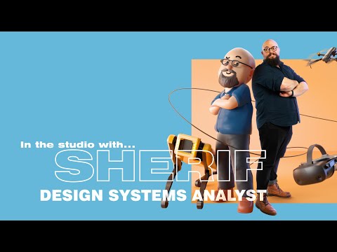 In the studio with... Sherif • Design Systems Analyst