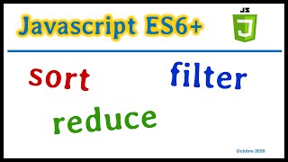 JavaScript ES6 : Apprendre sort, filter et reduce.