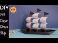 DIY PIRATE SHIP I HOW TO MAKE PAPER SHIP I DIY ORIGAMI SHIP I EASY DIY PAPER CRAFTS