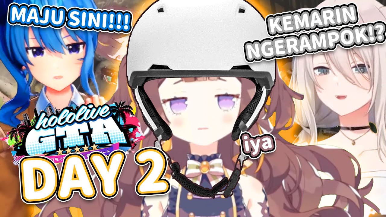 Anya ngajak gelud staff cover, momen lawak HoloGTA DAY 2 POV Anya【Anya Melfissa | HoloGTA Clip】📎
