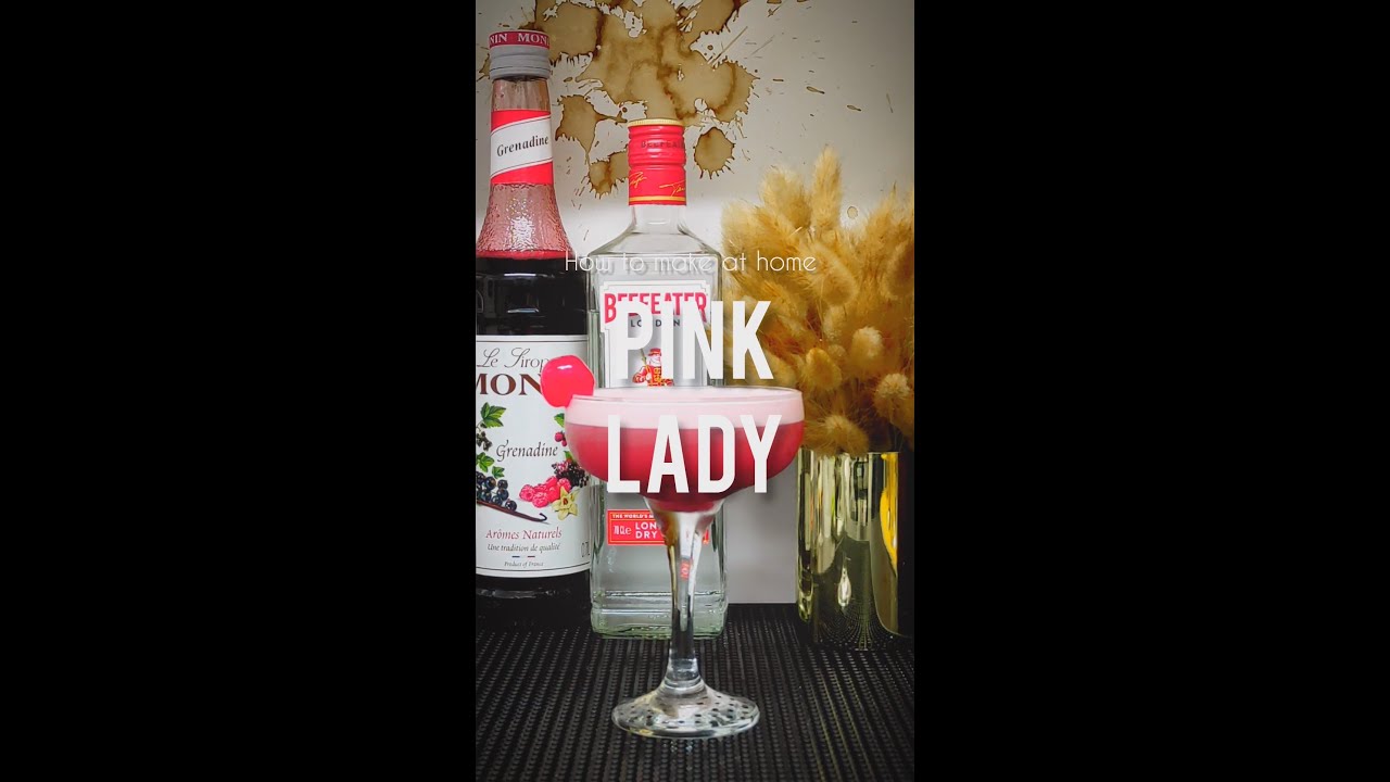 Pink Lady Cocktail - Howe We Live