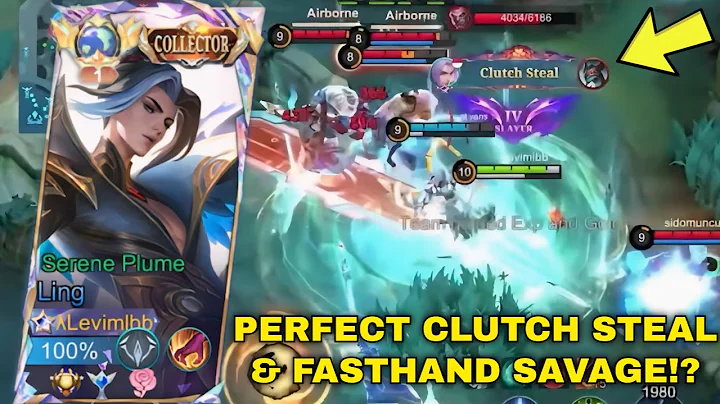 LING FASTHAND GAMEPLAY PERFECT CLUTCH STEAL & SAVAGE MOMENT HARD CARRY DARKSYSTEM TEAM!!