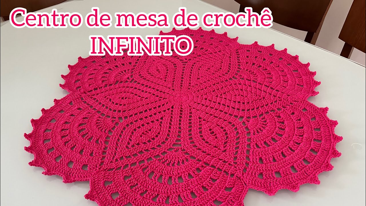 Центральная часть INFINITO 1/2 - Очень просто - центральная часть крючком    #вязание крючком
