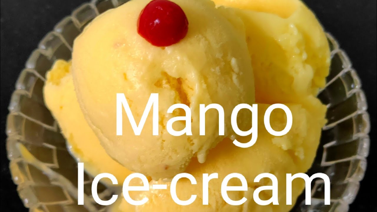 Creamy Mango Icecream Bina gas jalaye na milkmaid na cream na malai 