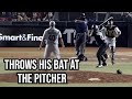 Hitter throws his bat at pitcher, a breakdown