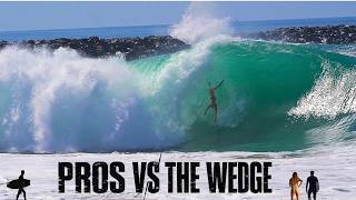PROS vs. THE WEDGE! Massive Barrels, HUGE AIRS & Pure Chaos | RAW
