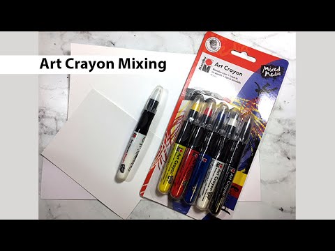 Video: Waarom Het Marabu Art Crayon Gebruiken - Plus Een O ' Keeffe En Matisse Art Demo