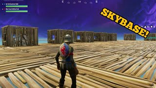 SKY BASE ON NEW MAP!!!