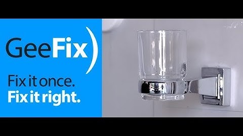 GeeFix - How to install smaller items onto plasterboard walls