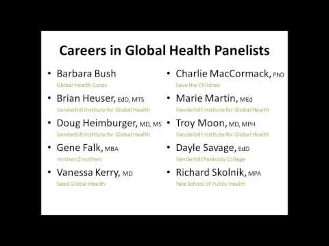 Careers In Global Health: Advice From The Experts