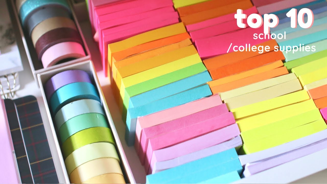 Top 10 school supplies you didn’t know you needed YouTube