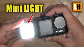 Ulanzi LM18 Mini LED Light for DJI Osmo Action Cams - Must Have Accessory!