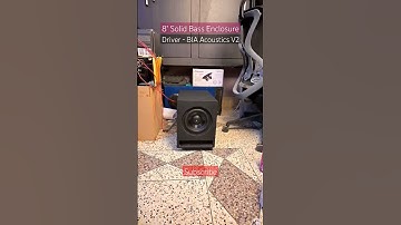 Thumbnail of 8 inch Solid Bass enclosure | final test | BIA FREDO Dynalab | HiFi
