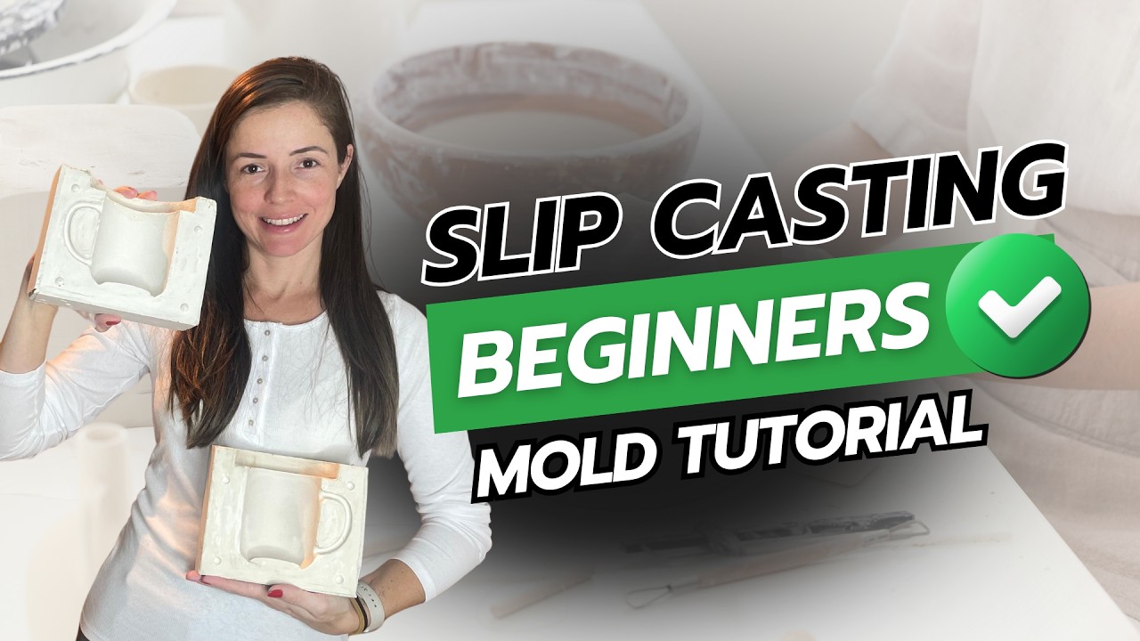 How to make a Slip Casting Plaster Mold | Beginner Tutorial | Mug - YouTube