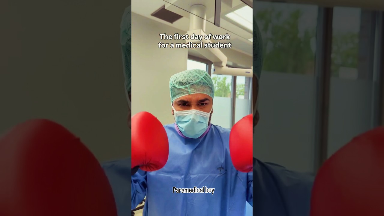 First day Medical Student at the work 😁