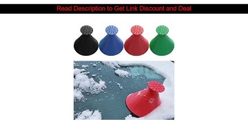 Alternative  Magic Window Windshield Car Ice Scraper Cone Shaped Funnel Snow Remover Tool Scrape A