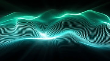 Abstract wave surface Green | Dynamic Line Wave Seamless background loop | ASHI-VFX