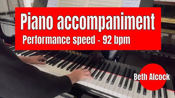 At Work by Jeffery Wilson  |  piano accompaniment - 92 bpm  |  Trinity violin grade 2  |  from 2020
