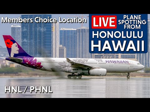 LIVE: Honolulu (HNL) Airport Aviation Livestream - Heavies, Super Heavies & Military! 28