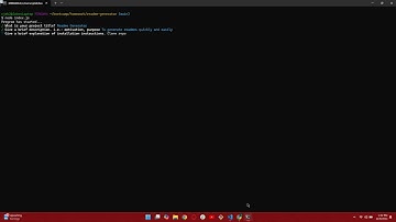 CLI readme generator