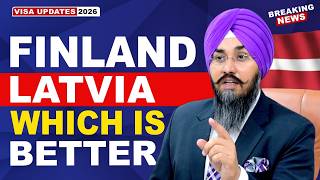 FINLAND LATVIA WHICH IS BETTER ?? | STUDY VISA UPDATES 2026 | USA CANADA UK