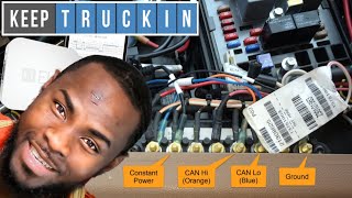 How To Install Keeptruckin ELD In Semi Truck | Mack Pinnacle CXU613