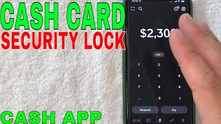 ✅ How To Security Lock Your Cash App Cash Card 🔴