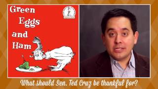 What should Ted Cruz be thankful for