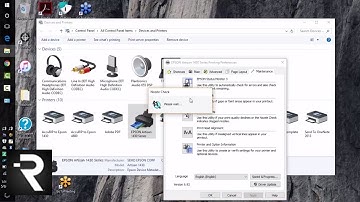 How to Print a Nozzle Check Your Epson 1430 Printer (PC)