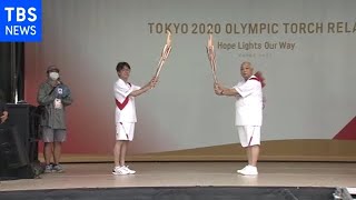 聖火リレー、千葉県で点火セレモニー