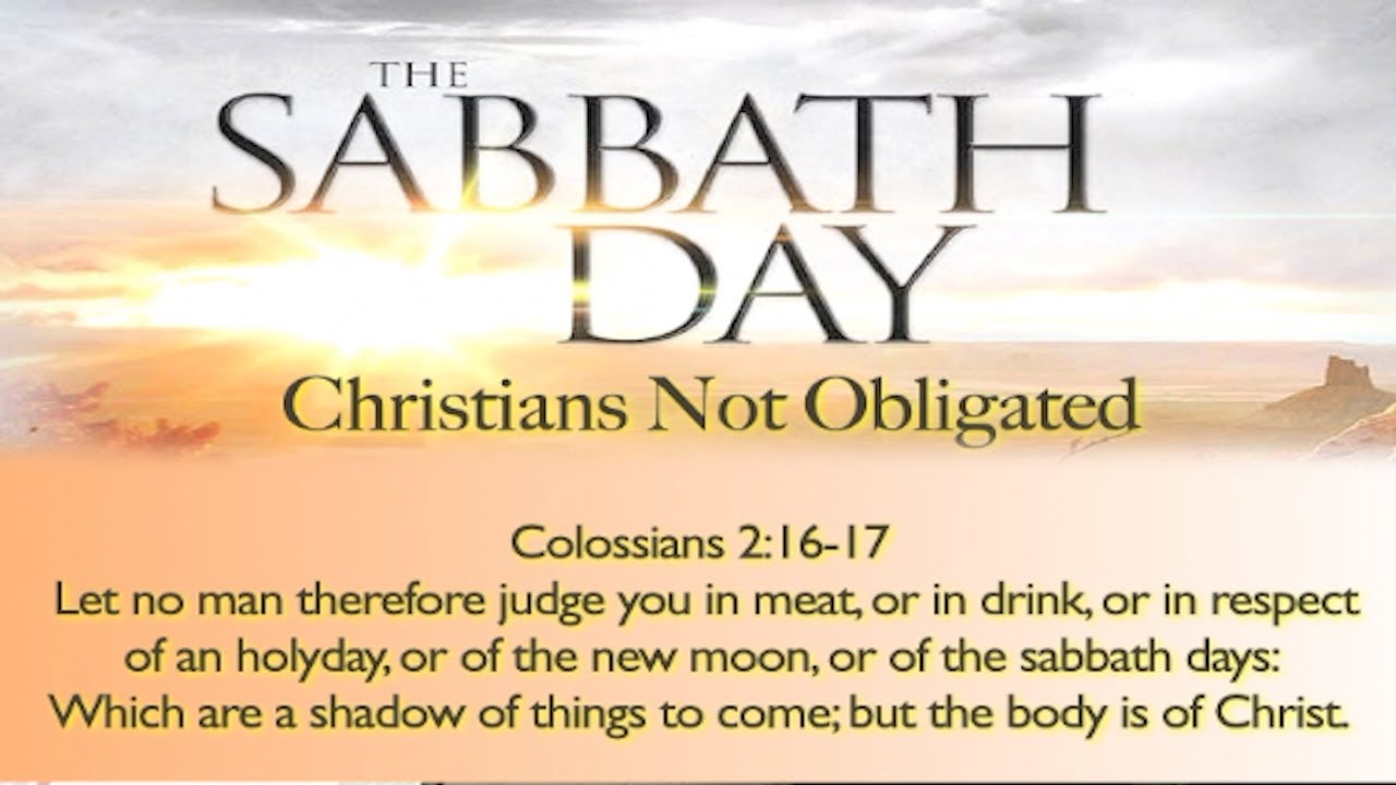 On Keeping the Sabbath