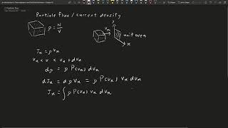 C Particle flux | C16 | Thermal & Statistical Mechanics