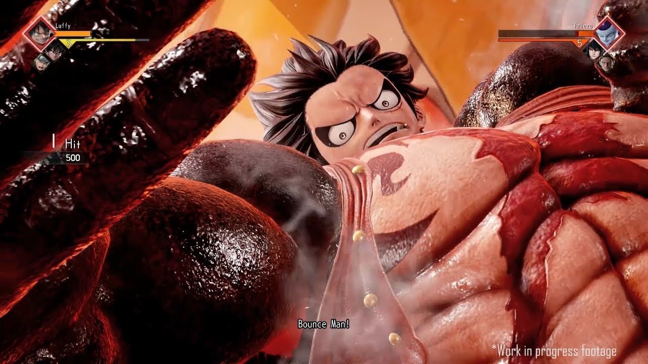 Jump Force Luffy VS Blackbeard