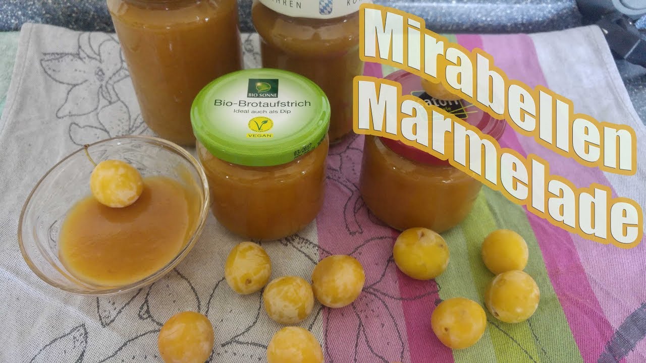 Mirabellenmarmelade selbstgemacht mit Agar Agar/Agartine - YouTube