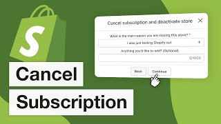 How To Cancel Shopify Subscription (2022) by Digitut 823 views 1 year ago 1 minute, 58 seconds