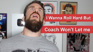 This New 300lbs White Belt Thinks His BJJ Gym Is Too Soft