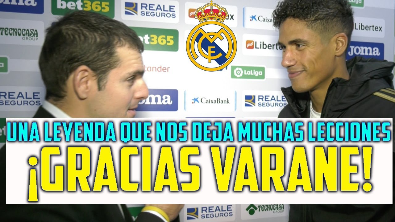 NO, VARANE NO ERA UN PIERNAS SIN RAMOS DIGA LO QUE DIGA MANOLO LAMA ...