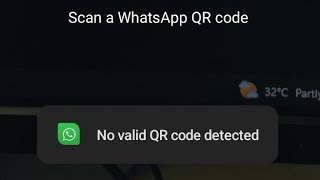 Fix WhatsApp qr code not scanning problem android | whatsapp web no valid qr code detected laptop screenshot 3