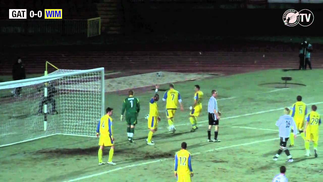 Gateshead FC 0-2 AFC Wimbledon football score