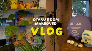 Otaku VLOG｜Pokémon Room Makeover 🌿 Favorite Decor & Recent Haul《Otaku Cozy Room》