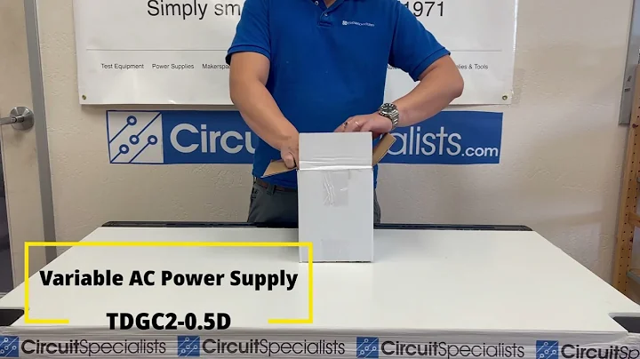 Unboxing TDGC2-0.5D Variable AC Power Supply 120V 5A