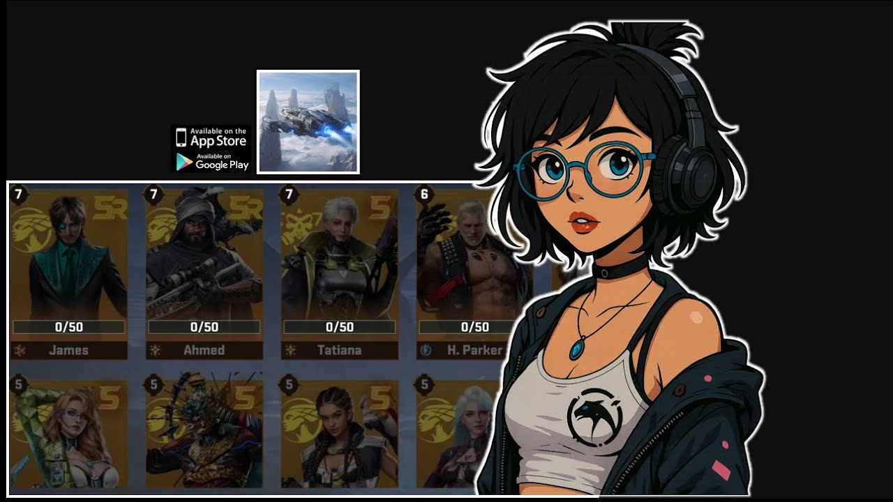 Внешний вид и стиль всех героев - Star Expansion: Base Fleet (Android, iOS)