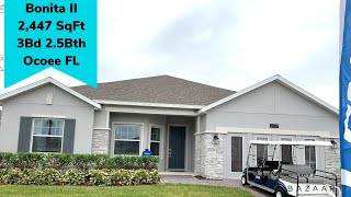Bonita II | 2,447 SqFt | 3Bd - 2.5Bth | 3 Car garage | Ocoee FL