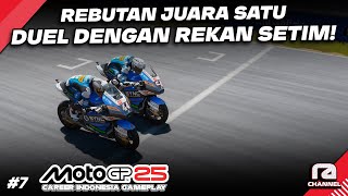 EXCITING ACTION! UJANG DUEL WITH ONE TEAM FOR THE FIRST CHAMPION!🤯 - MotoGP™ 25 Career 7 (PC) Ind...