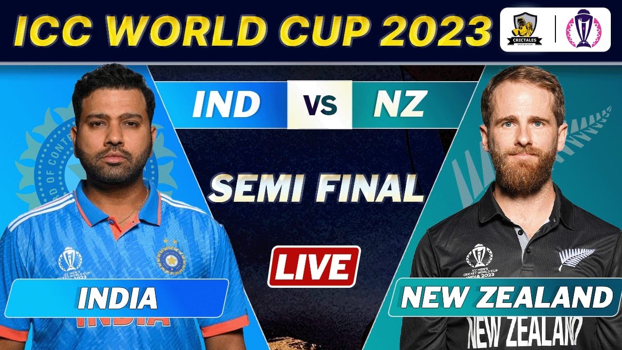 INDIA vs NEW ZEALAND SEMI FINAL MATCH Live SCORES | ICC CRICKET WORLD ...