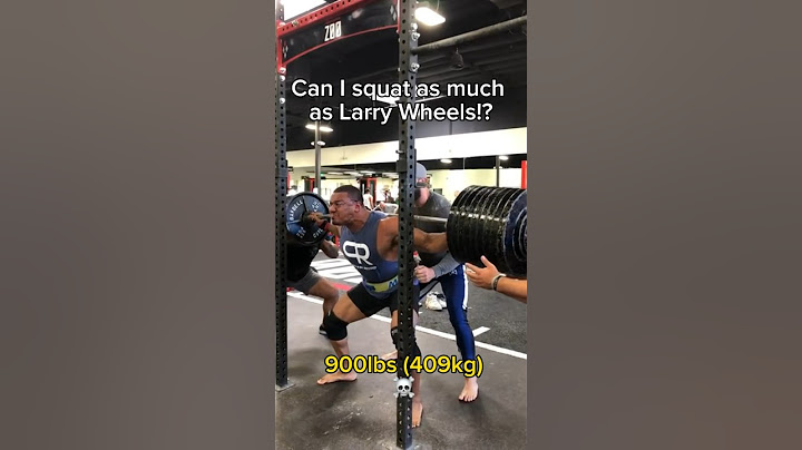 CAN I SQUAT AS MUCH AS LARRY WHEELS!!? 👍😳