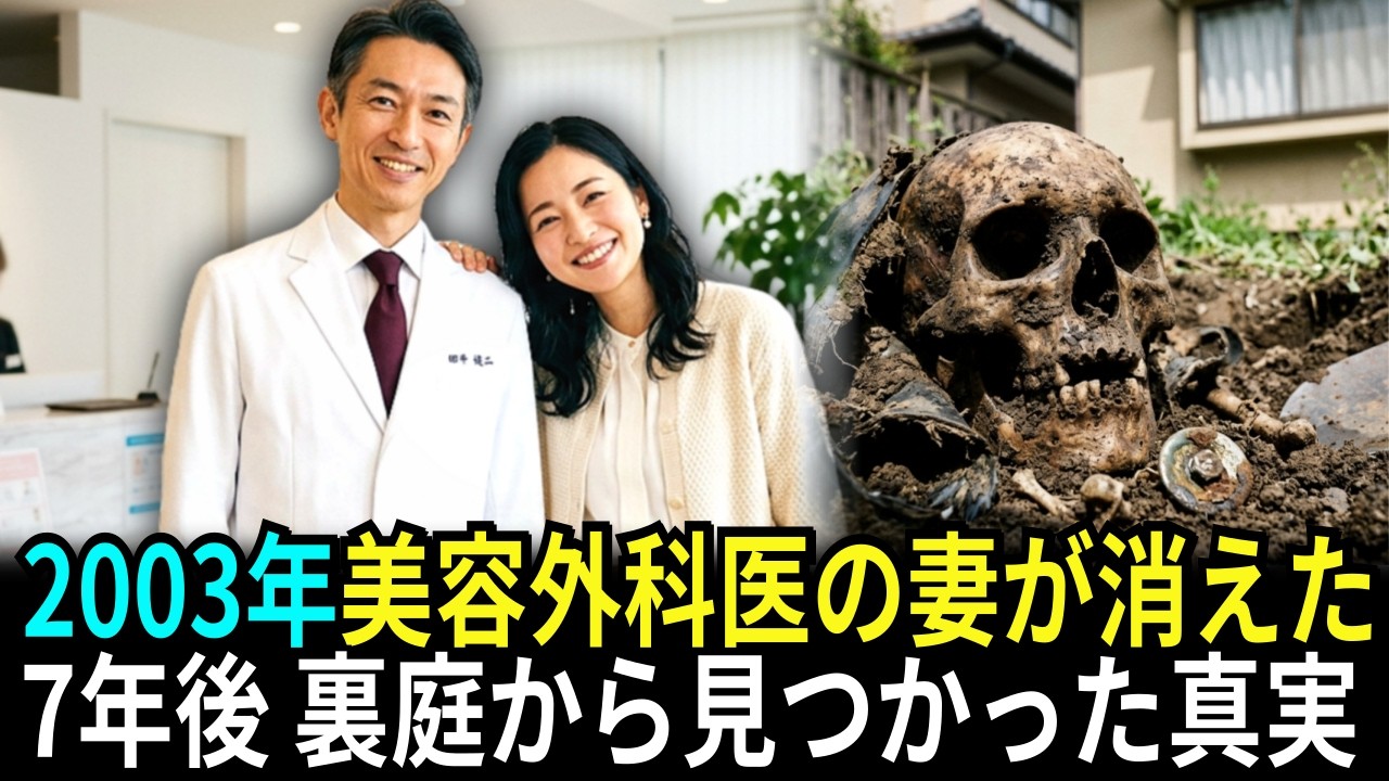 2003年 神戸の美容外科医、妻の失踪から7年後に暴かれた夫の醜い素顔