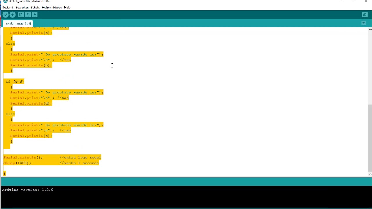 Functies LES1/3 Arduino inleiding en void ftie void - YouTube