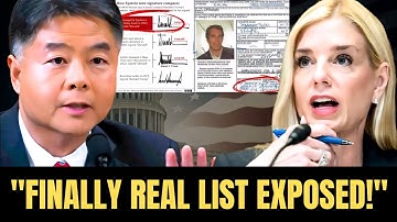 Pam Bondi CAUGHT as Ted Lieu DEMANDS Epstein Files LIVE in Congress